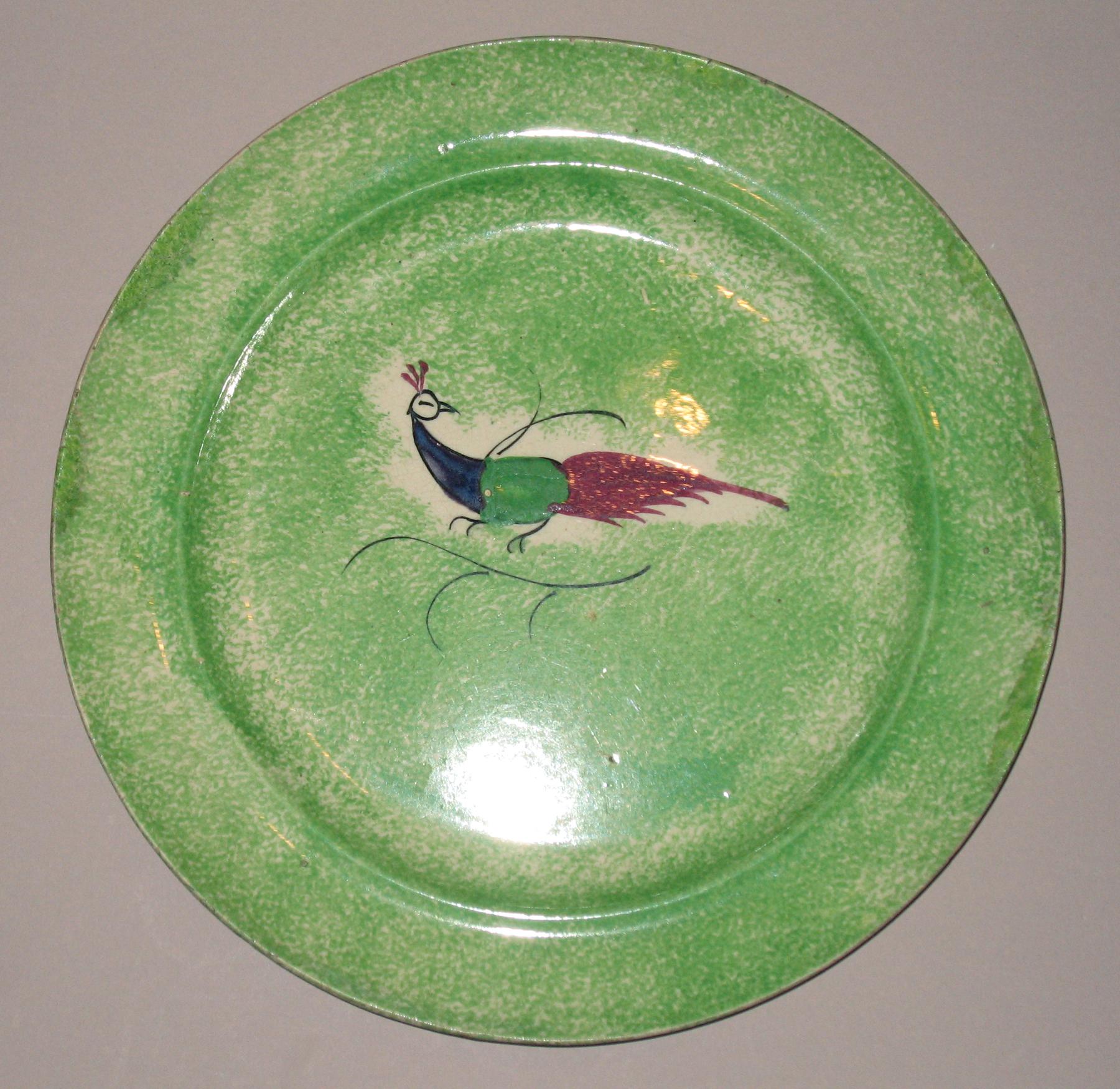 1965.1177.002 Spatterware plate