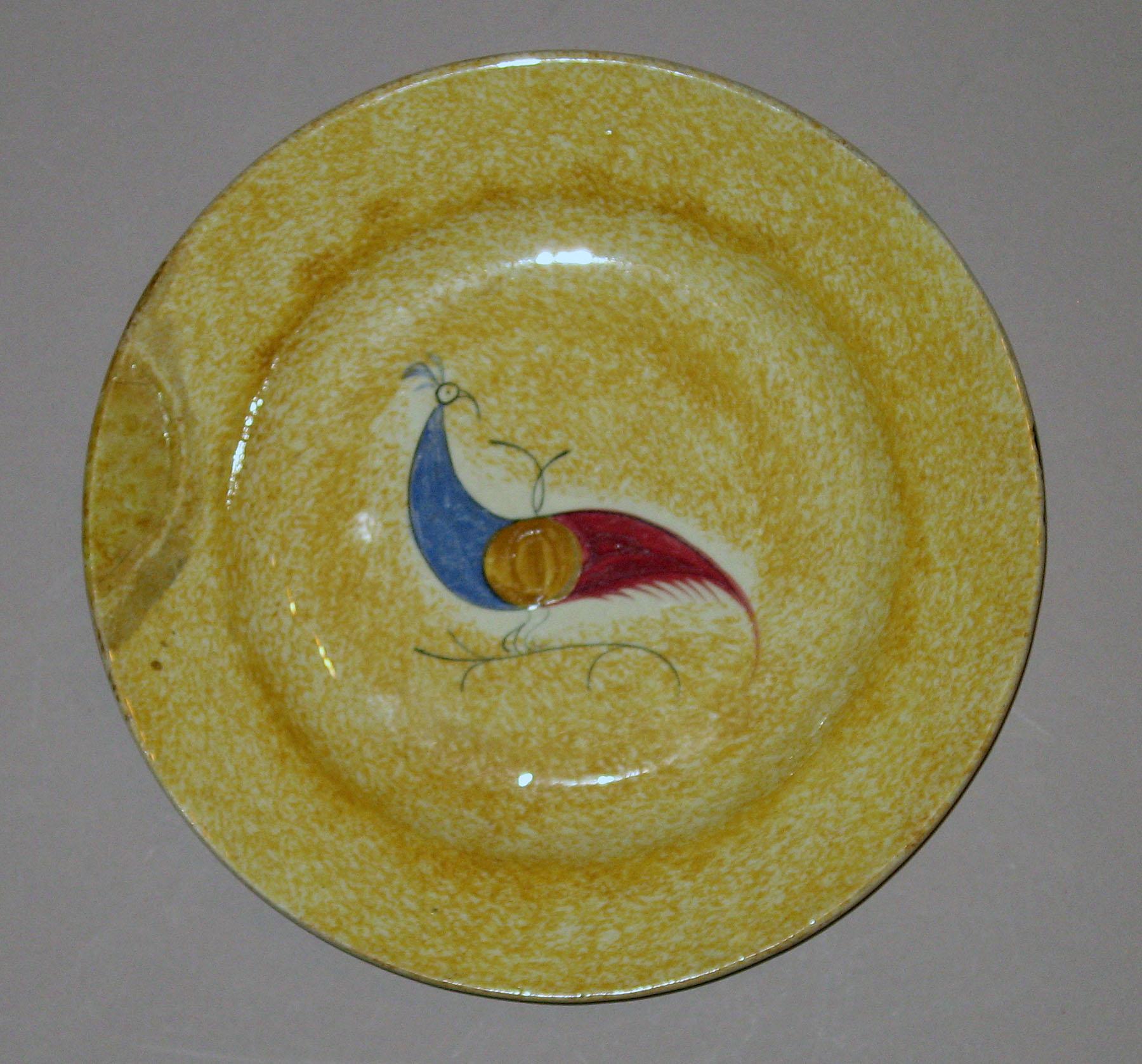 1965.1181.001 Spatterware plate
