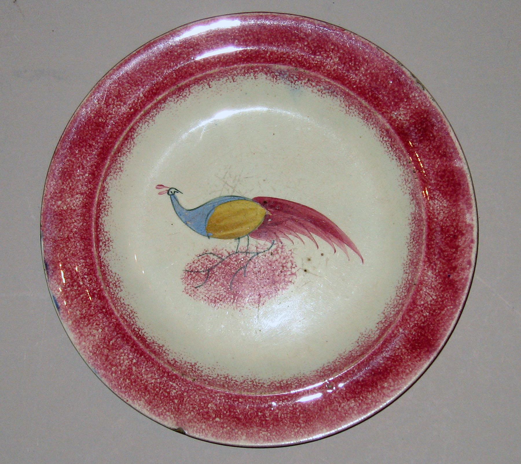 1965.1183 Spatterware plate