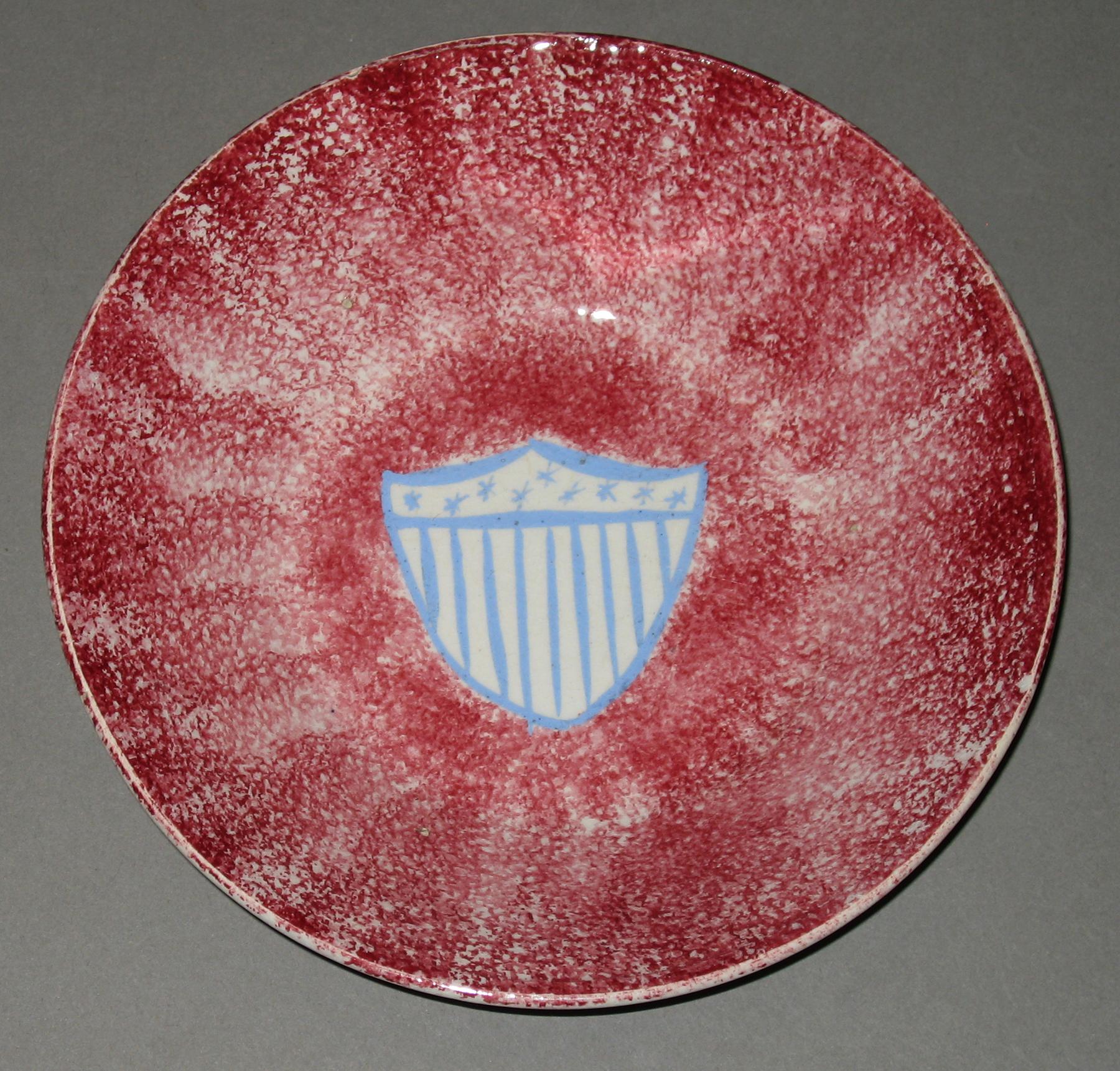 1965.1185.008 Spatterware saucer