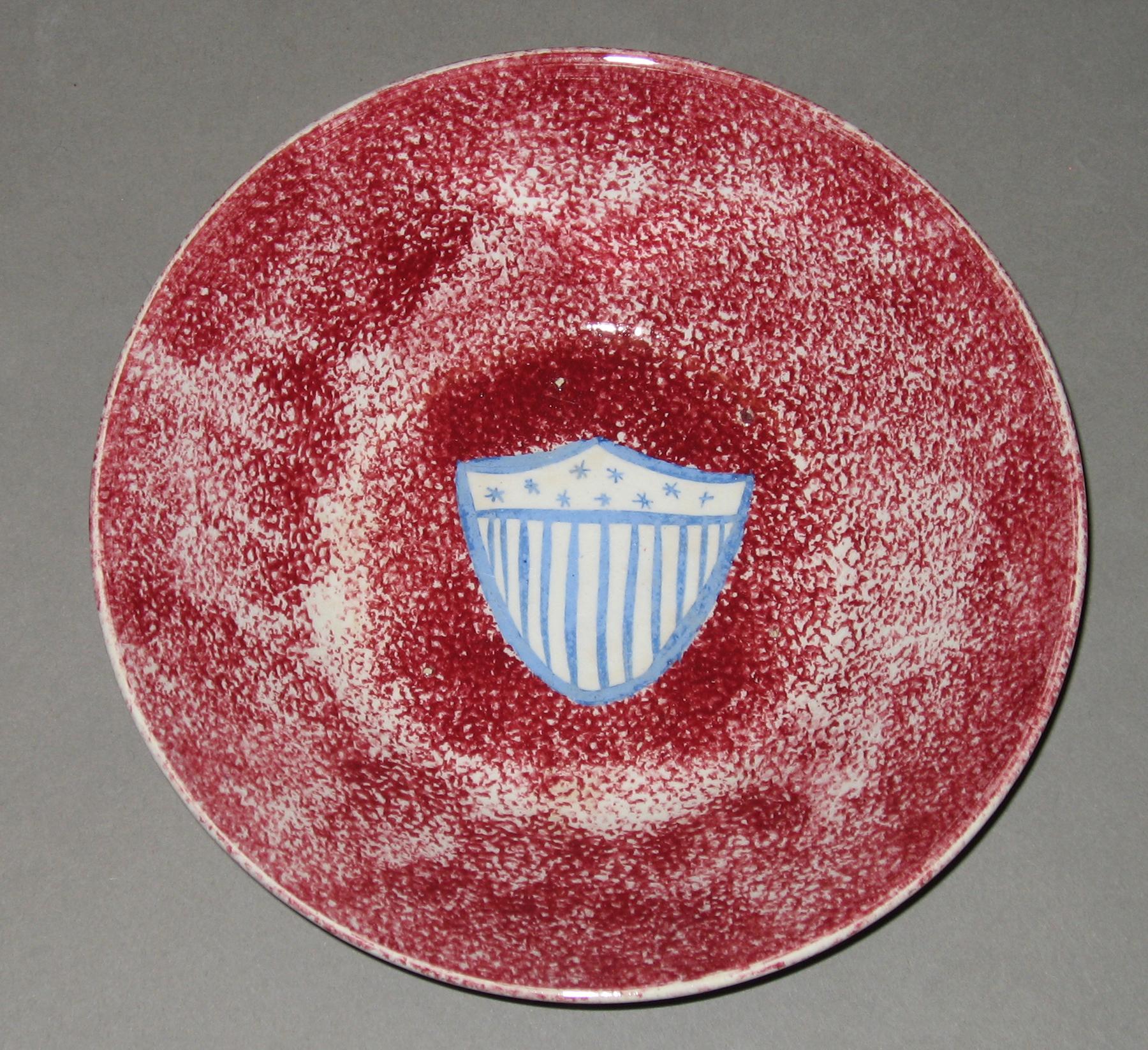 1965.1185.009 Spatterware saucer