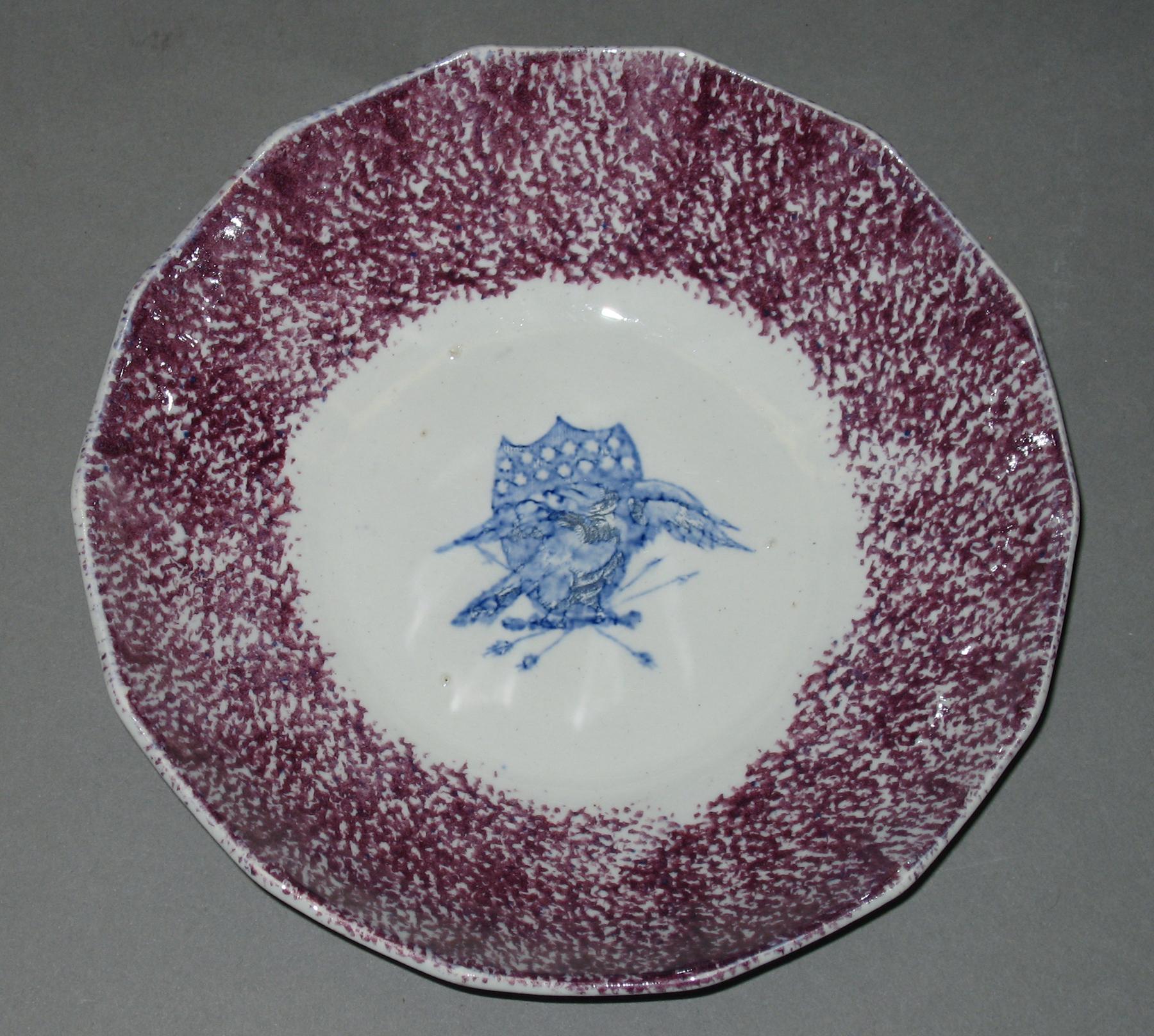 1965.1186.004 Spatterware saucer