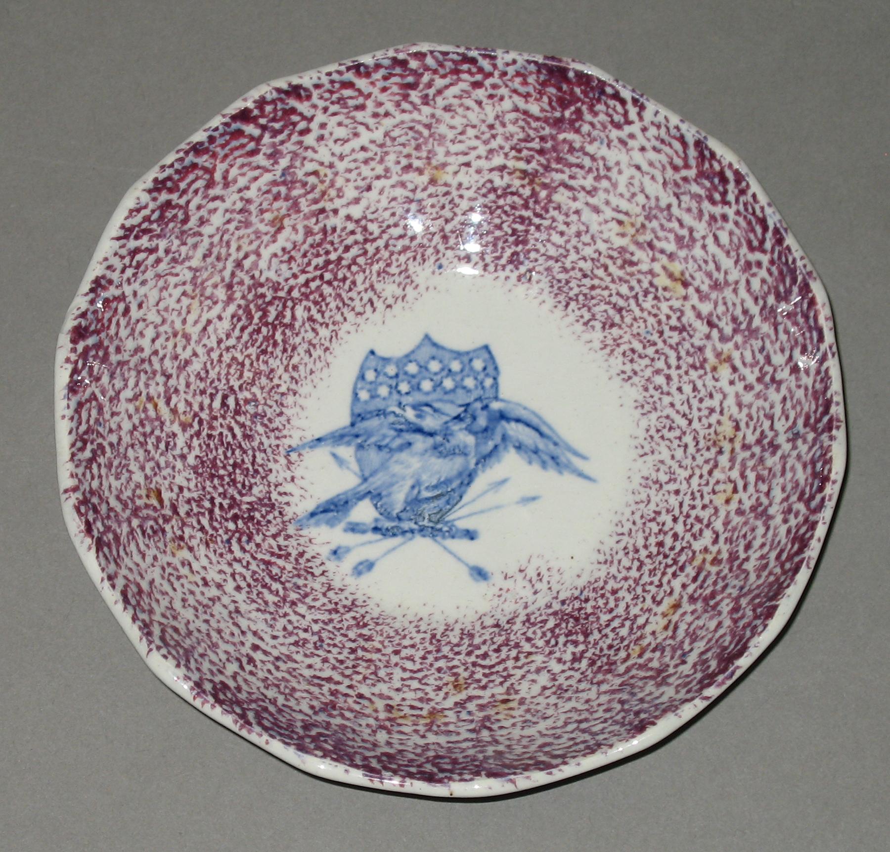 1965.1188.002 Spatterware saucer