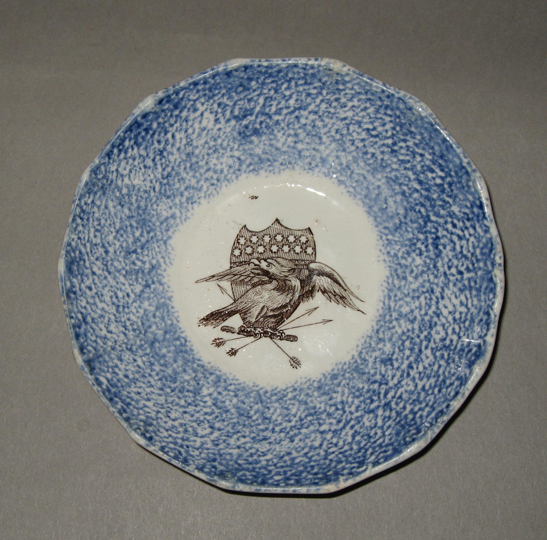 1965.1189.004 Spatterware saucer