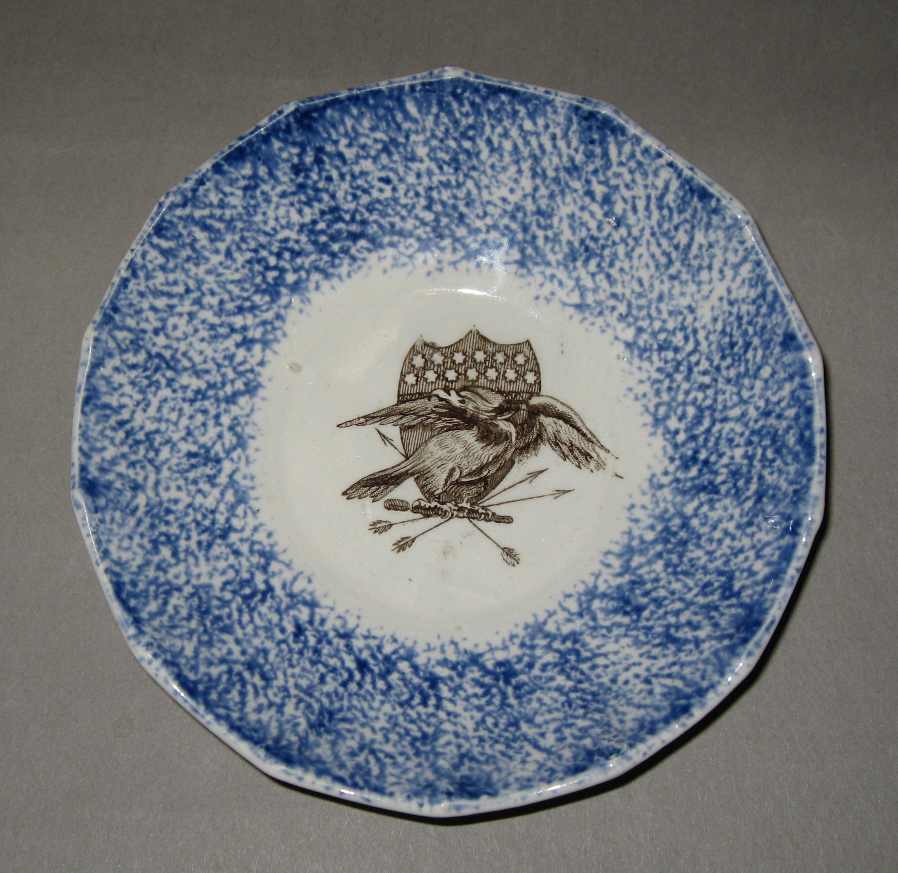 1965.1189.006 Spatterware saucer