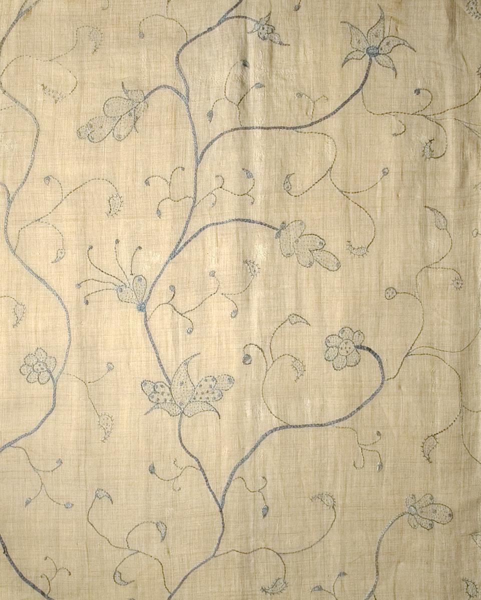 1955.0751.009 Bed Hanging, Headcloth, Pattern Detail