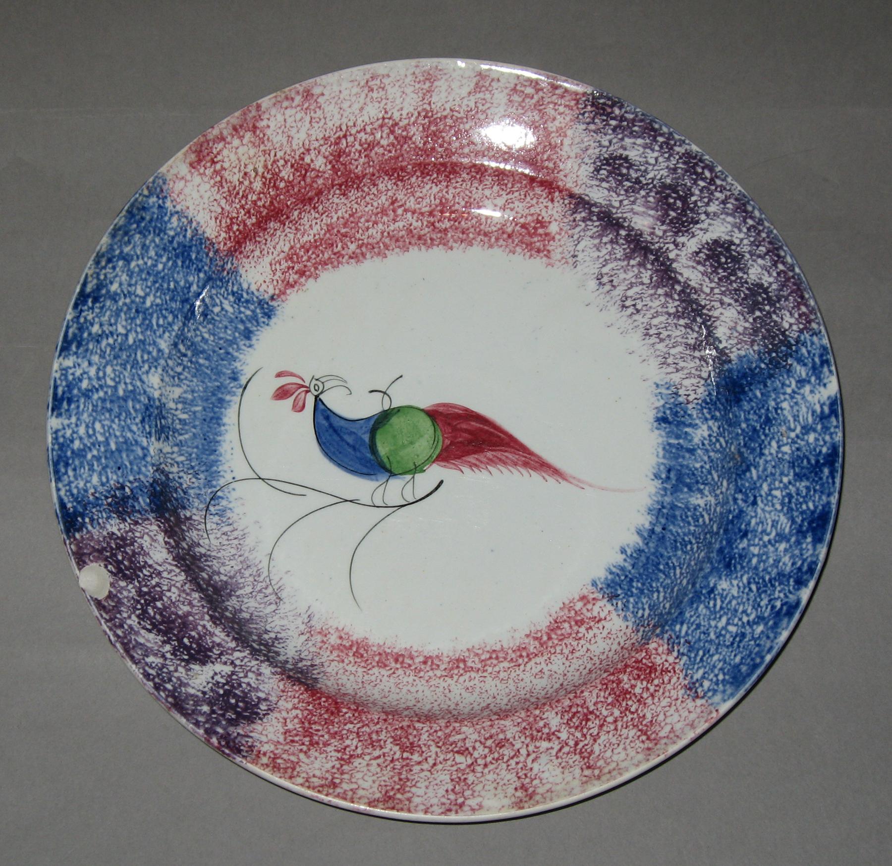 1965.1197.003 Spatterware plate