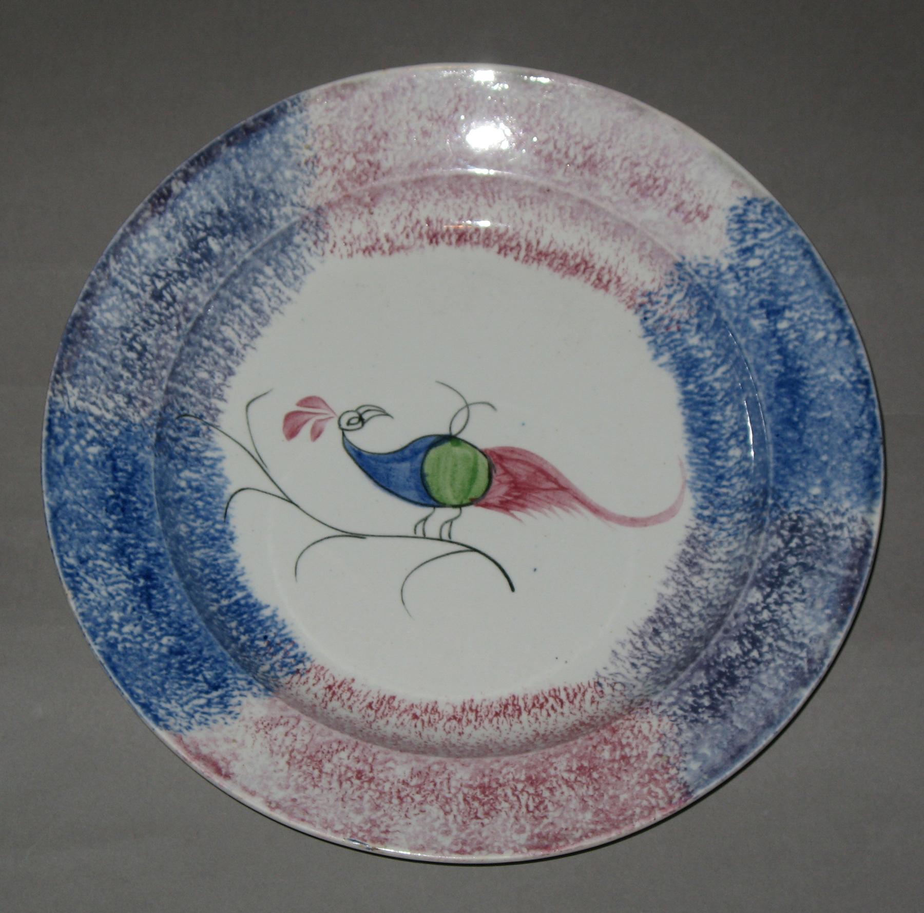 1965.1197.005 Spatterware plate