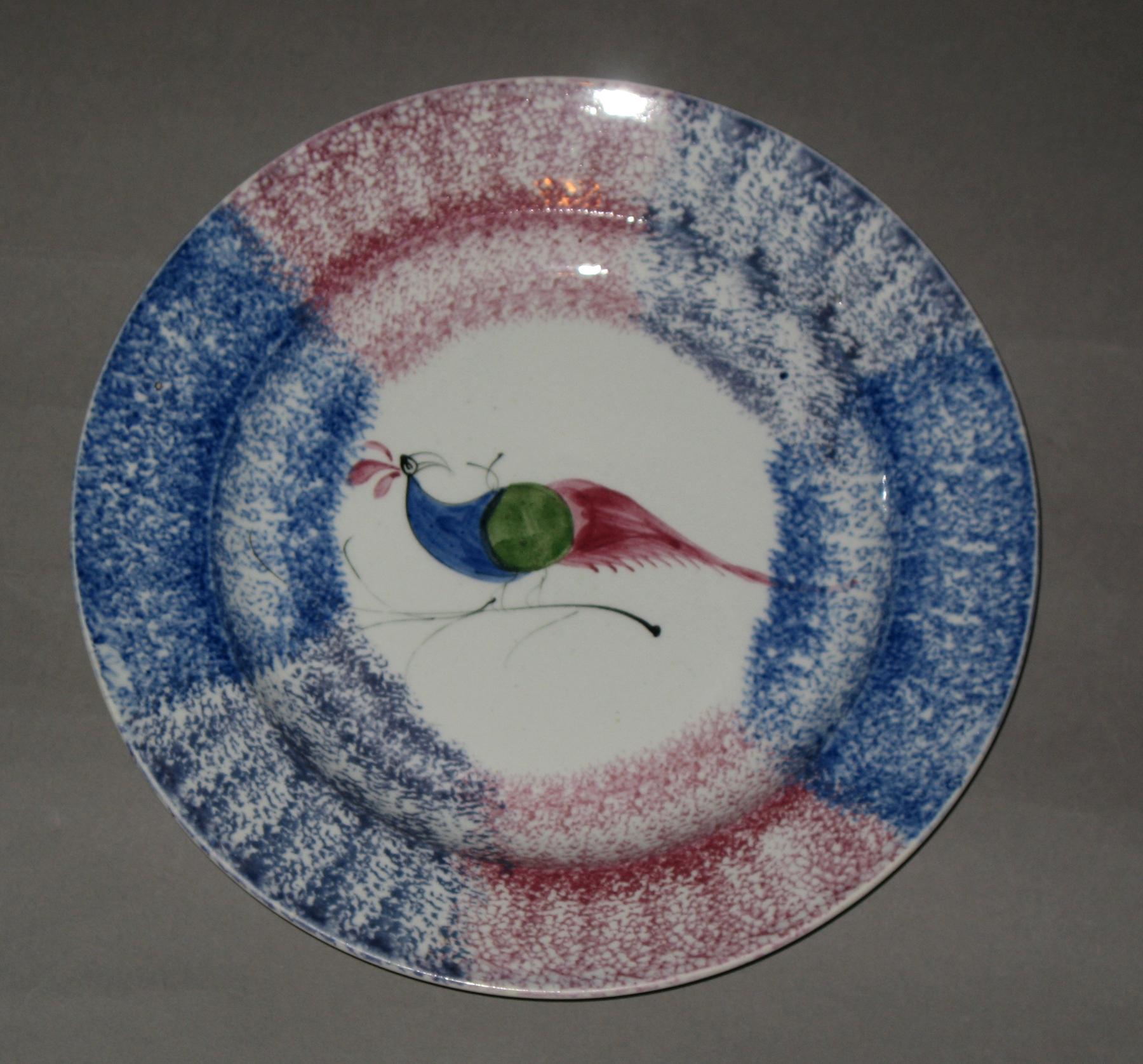 1965.1197.006 Spatterware plate