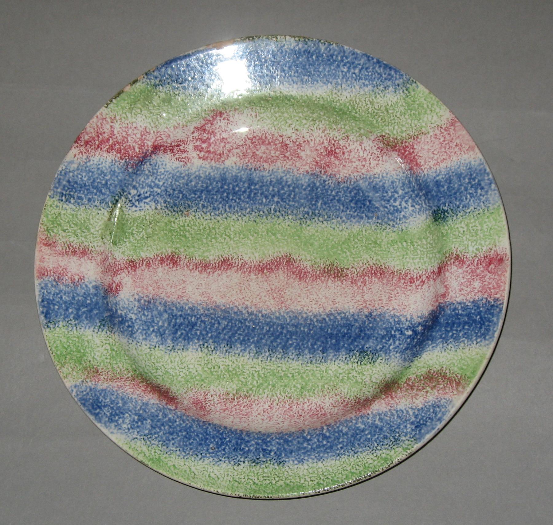 1965.1203.002 Spatterware plate