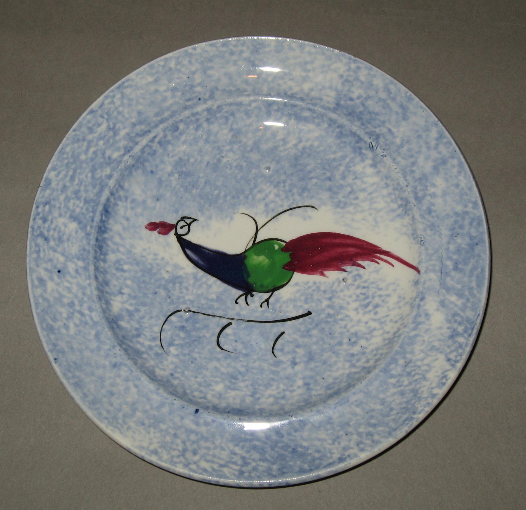 1965.1212.002 Spatterware plate