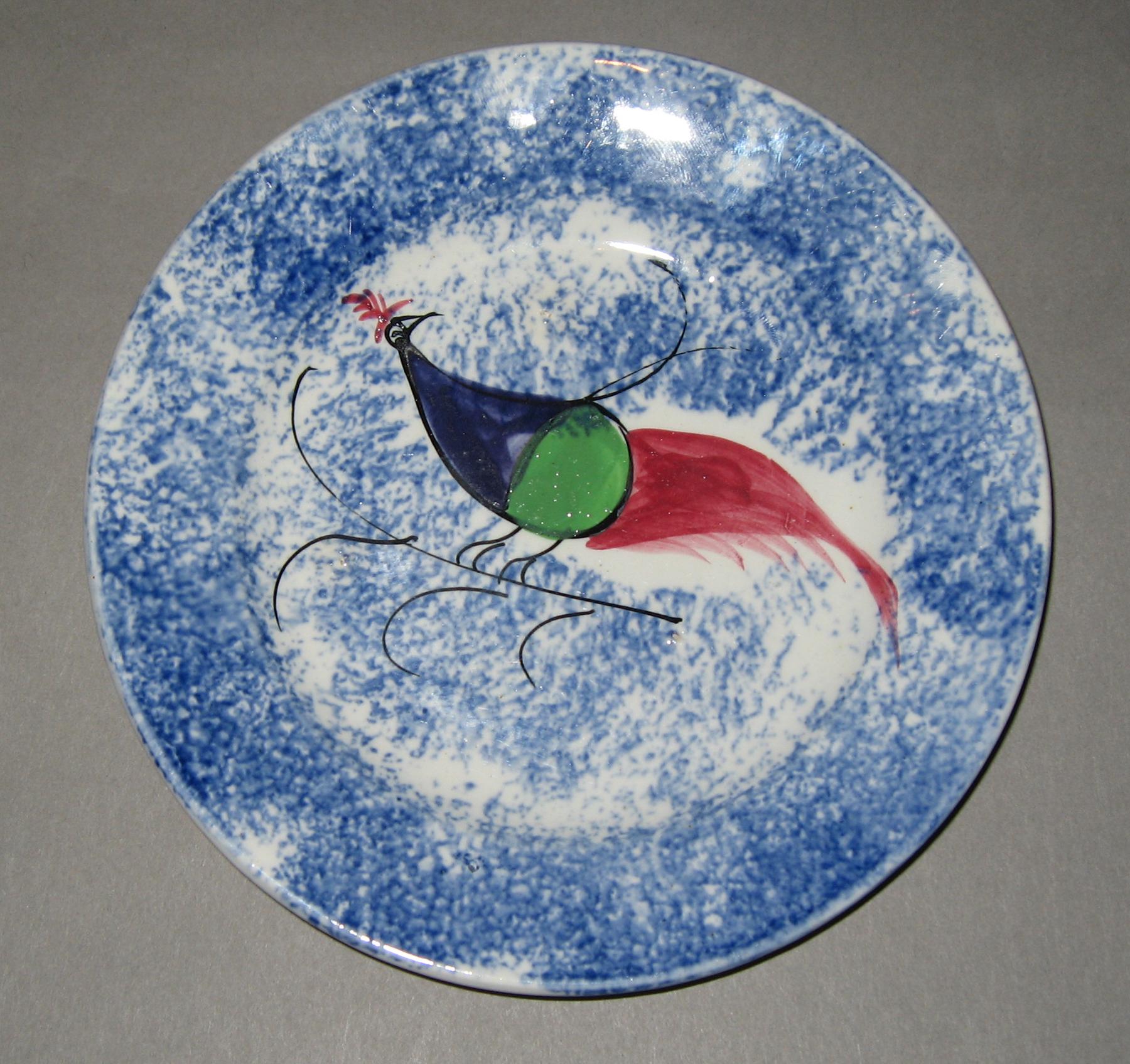 1965.1213.002 Spatterware plate