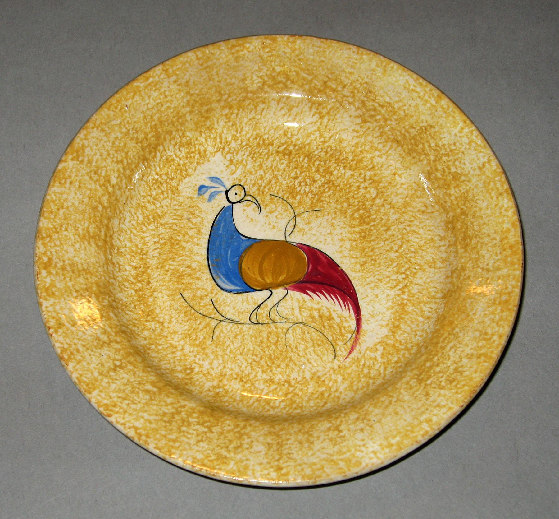 1965.1214 Spatterware plate