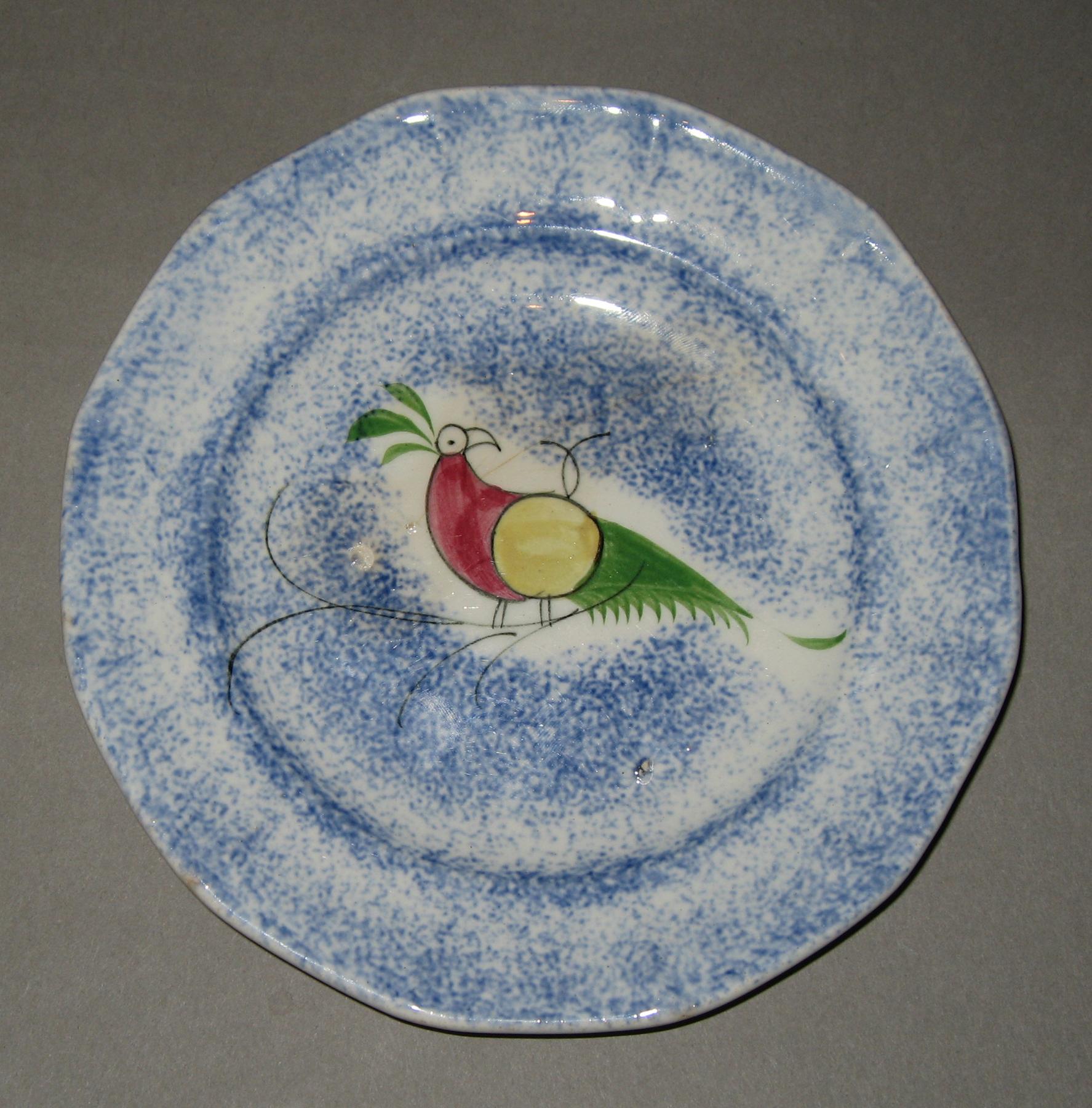 1965.1216 Spatterware plate