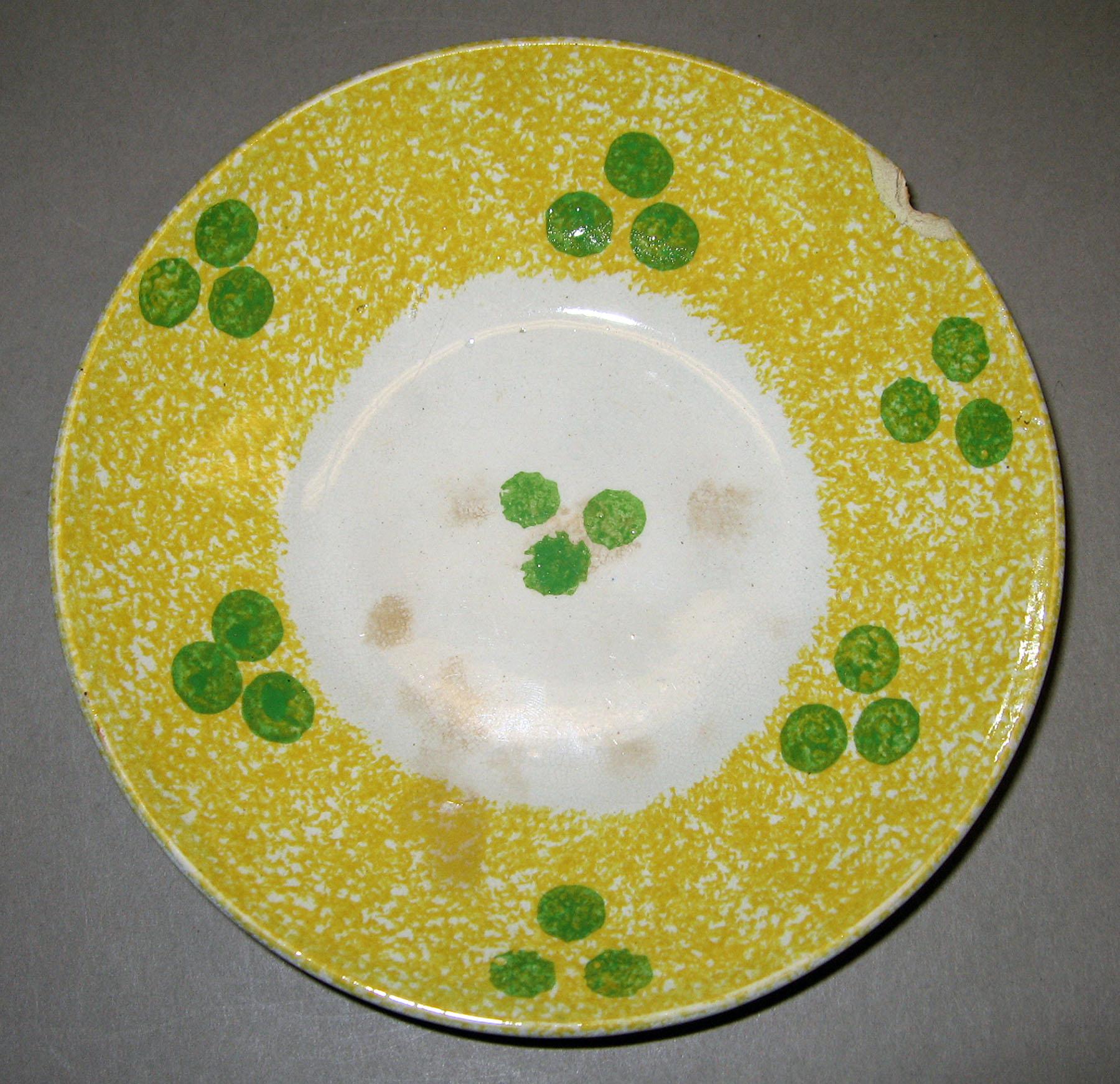 1965.1302 B Spatterware saucer