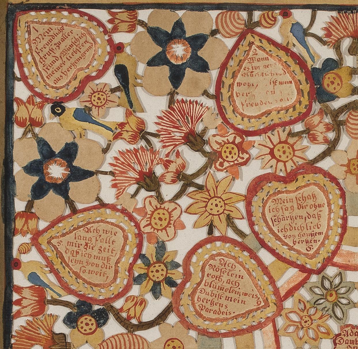 1965.1339 Fraktur, detail 1