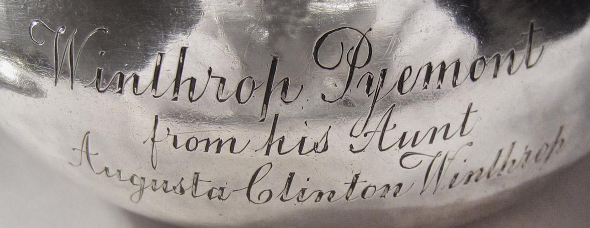 1965.1348 Porringer, engraving 1