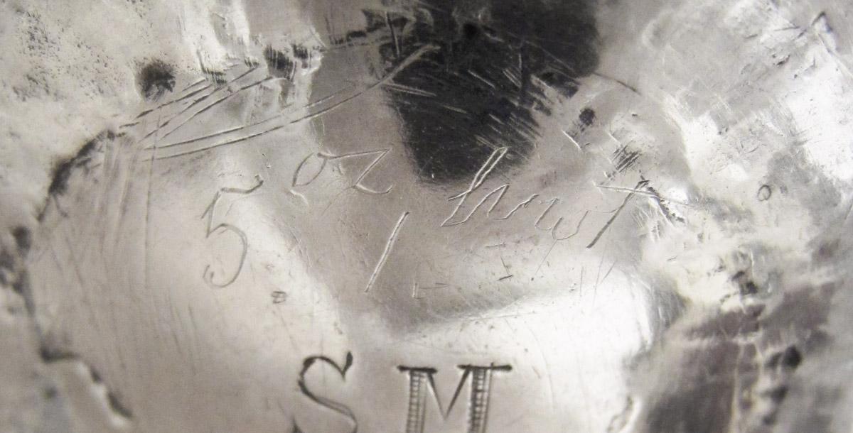 1965.1358 A Spout cup, inscription 1