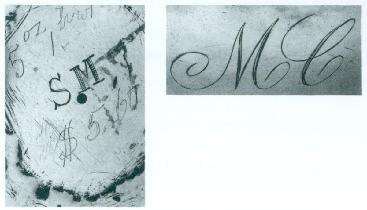 1965.1358 Silver spout cup inscriptions