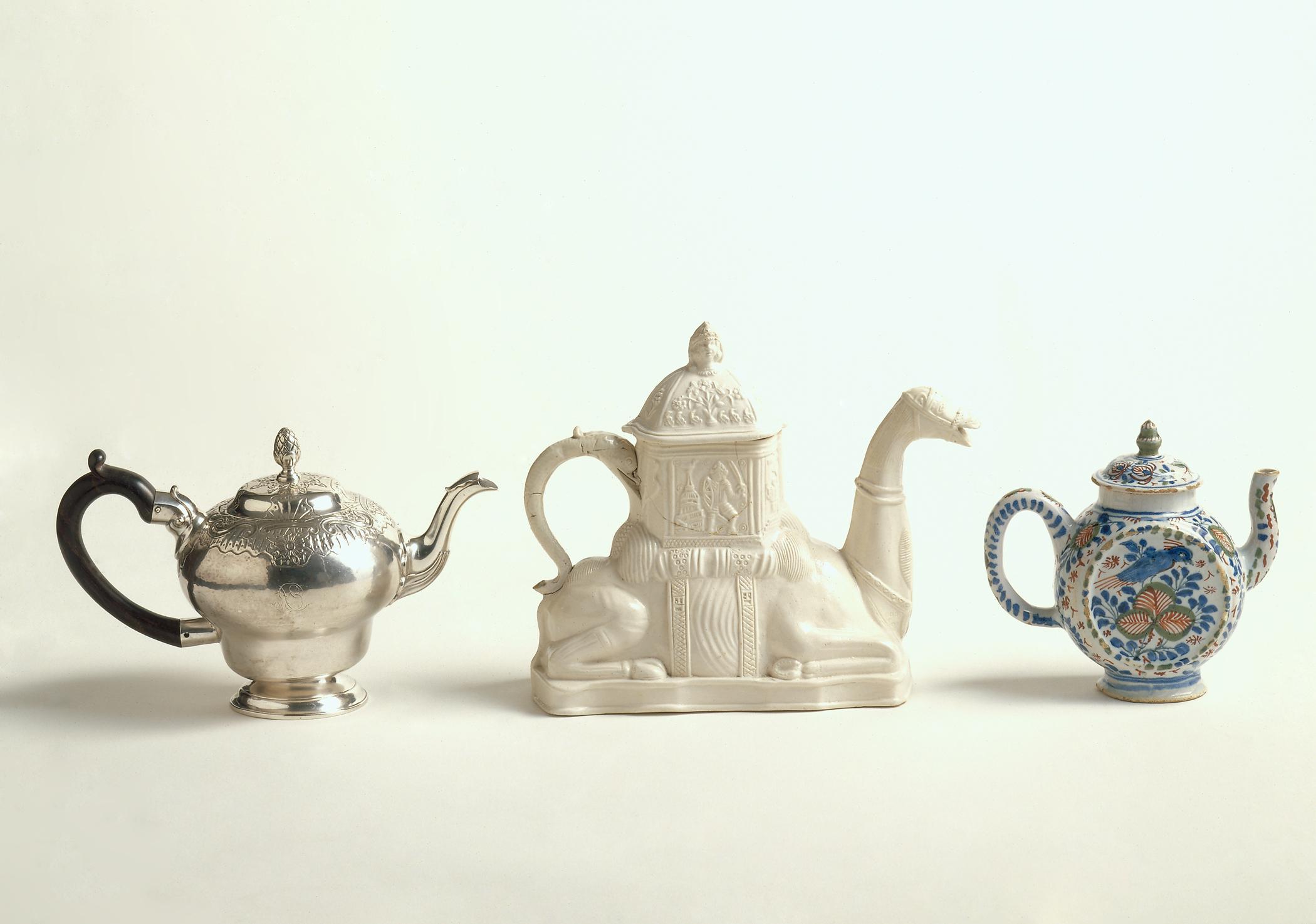 1965.1363 A, B; 1958.0903 A, B; 1959.2557 A, B Teapots