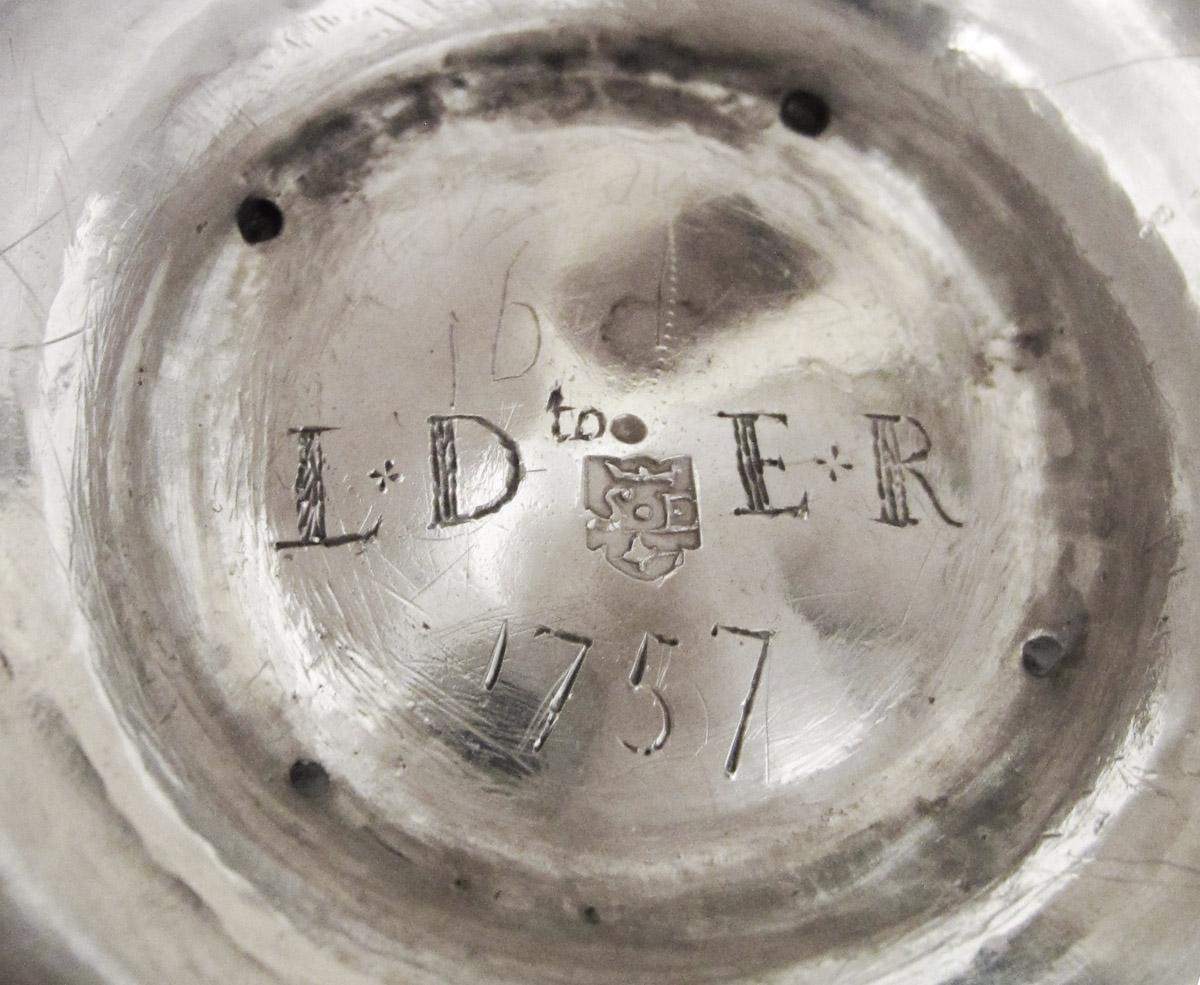 1965.1363 Teapot, mark, engraving, inscriptions