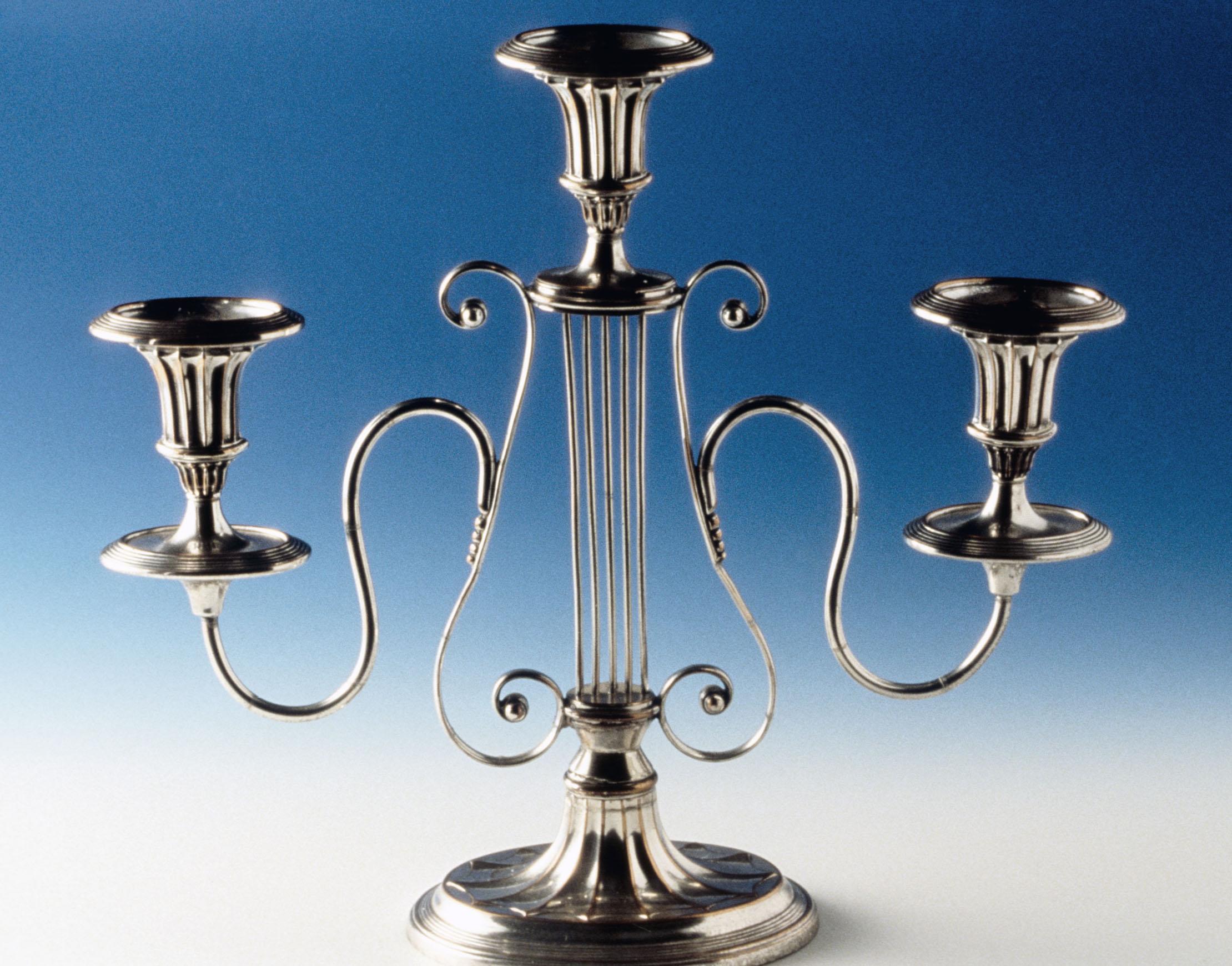 1965.1376.001 A-D, 1965.1376.002 A-D Candleabrum, view 1