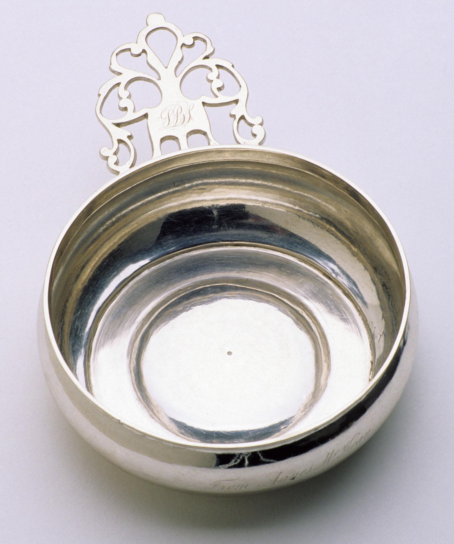 1965.1377 Porringer, view 1