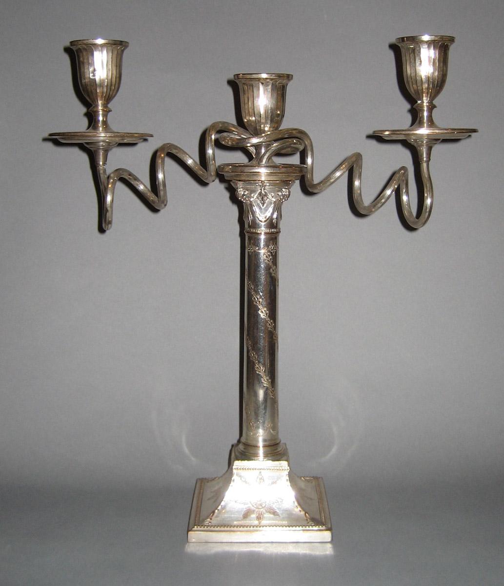1965.1380.001 A, B Candelabrum