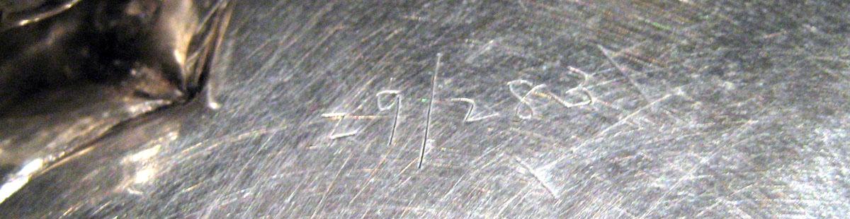 1965.1384 Silver Salver inscription 2
