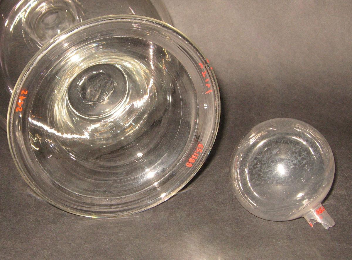 1965.1388 A, B Glass bottle (detail)