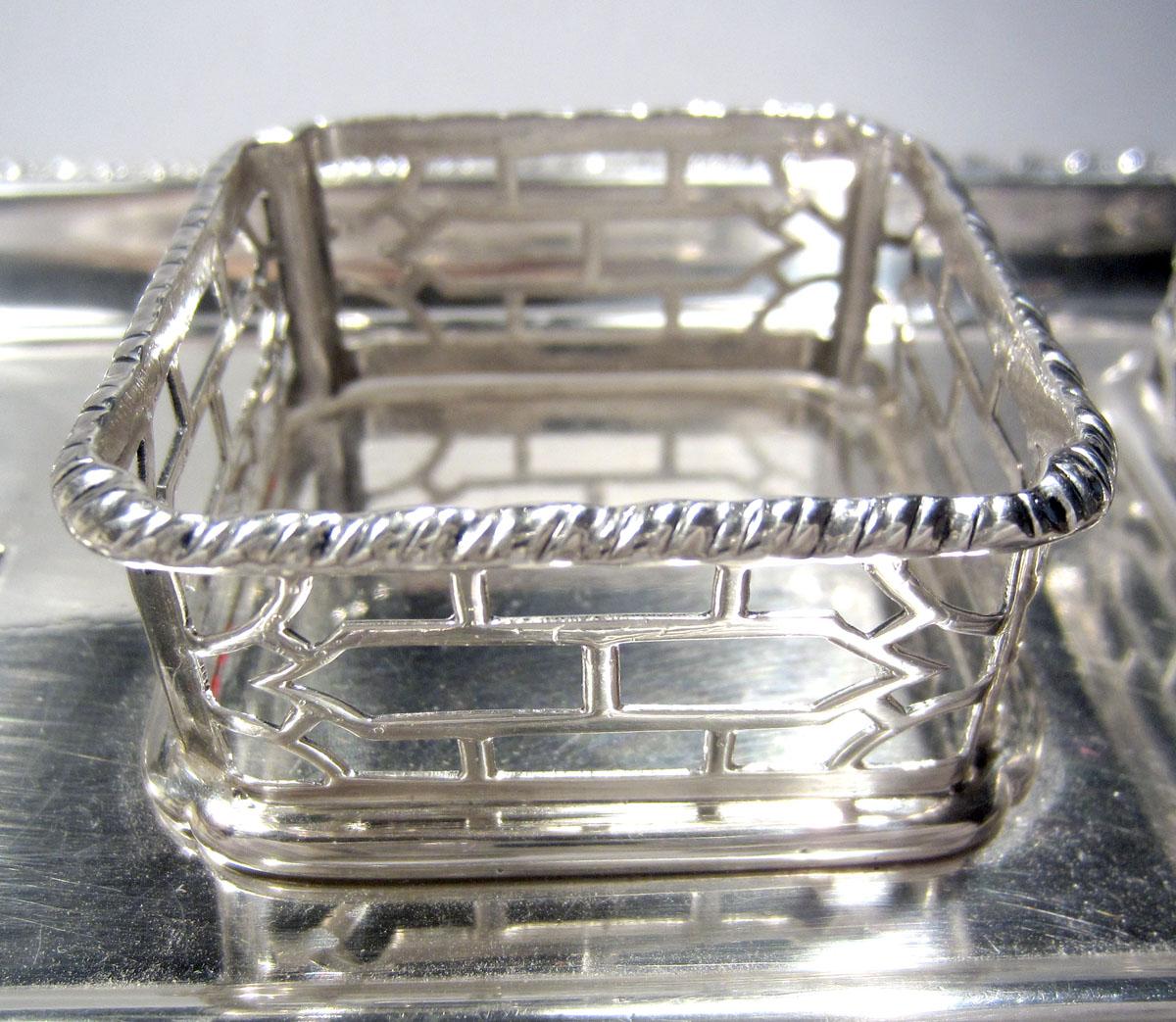1965.1406 B Silver inkstand frame