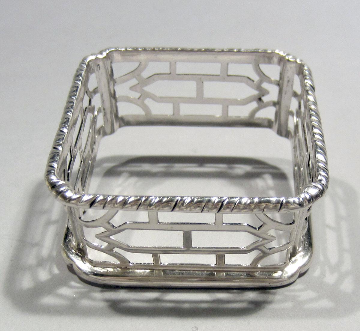1965.1406 D Silver Inkstand frame upper surface