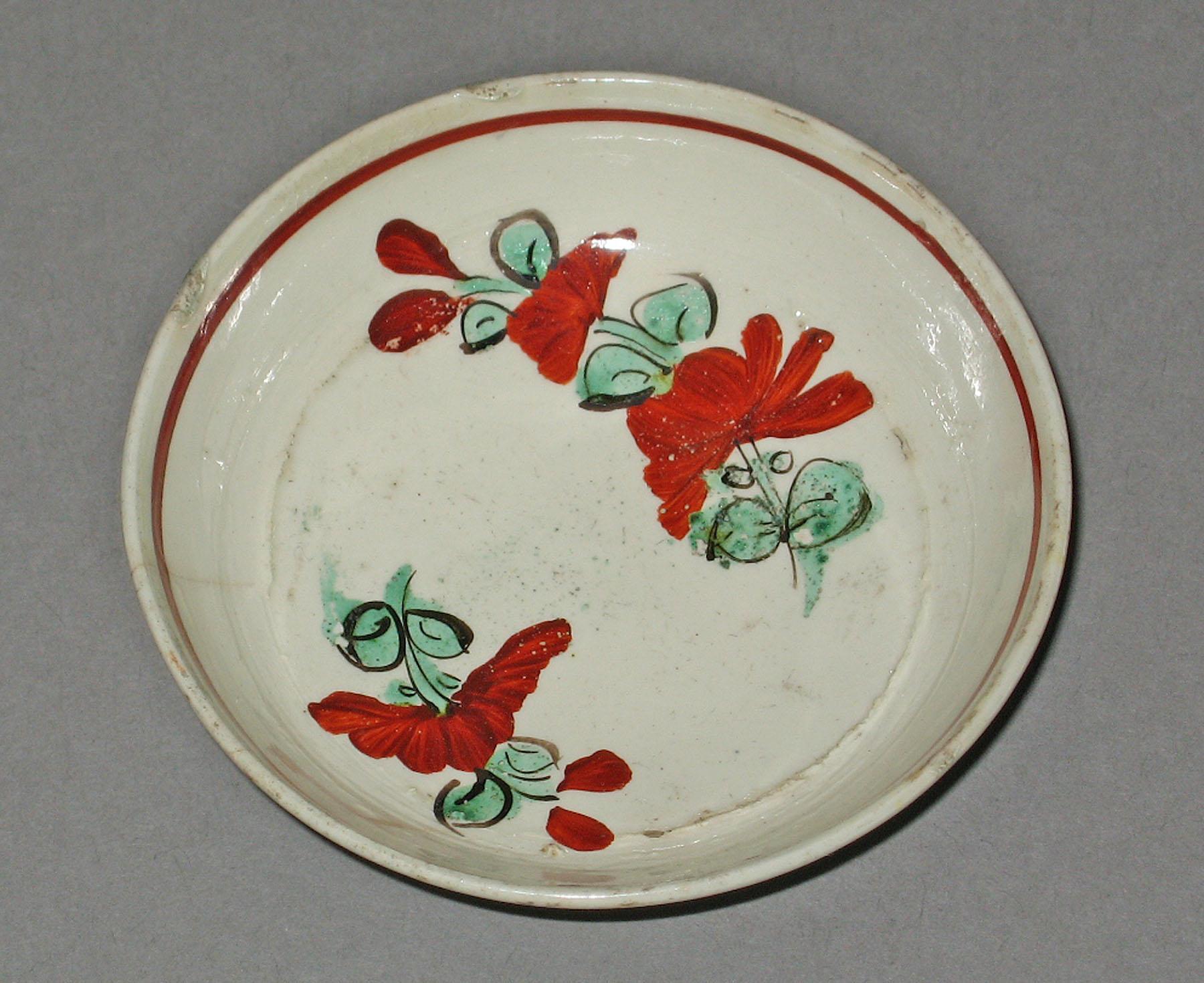 1965.1430.004 Creamware saucer