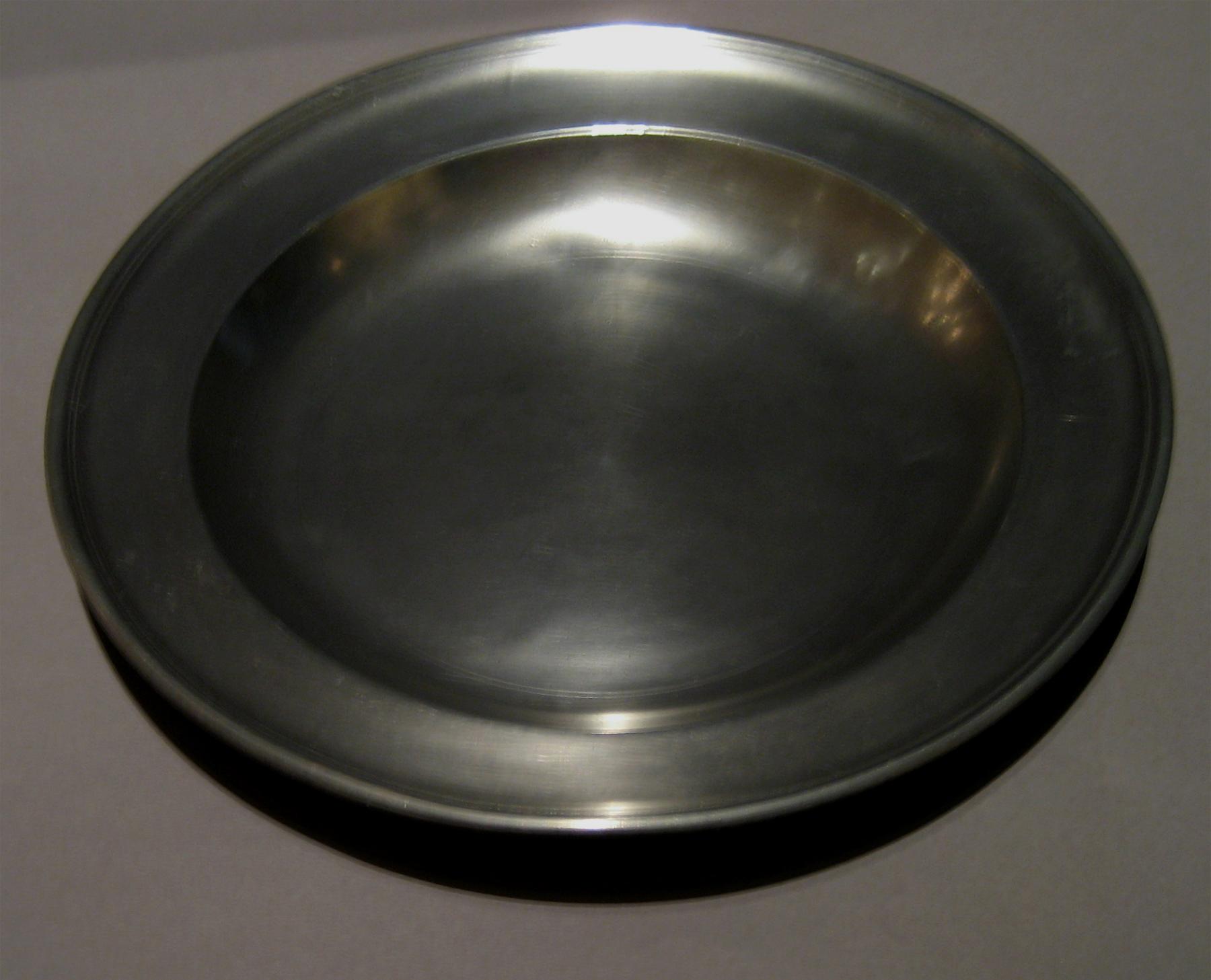1965.1453 Pewter Plate