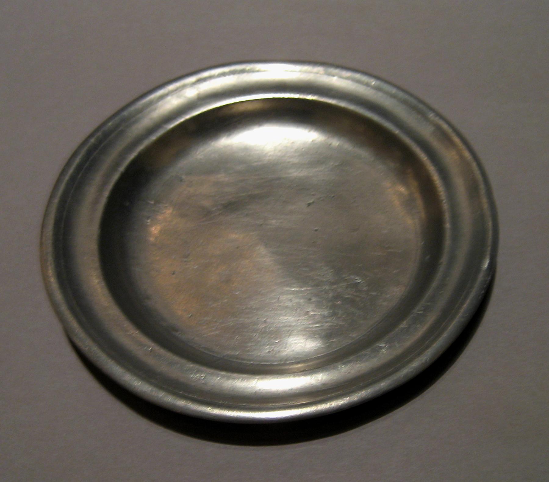 1965.1475 Pewter Plate