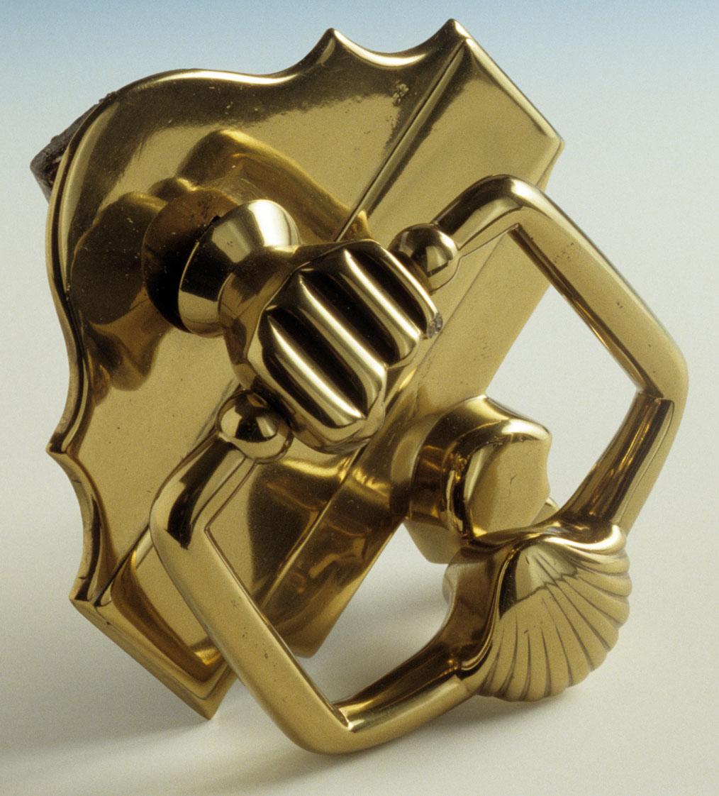 1965.1492 Door knocker, brass