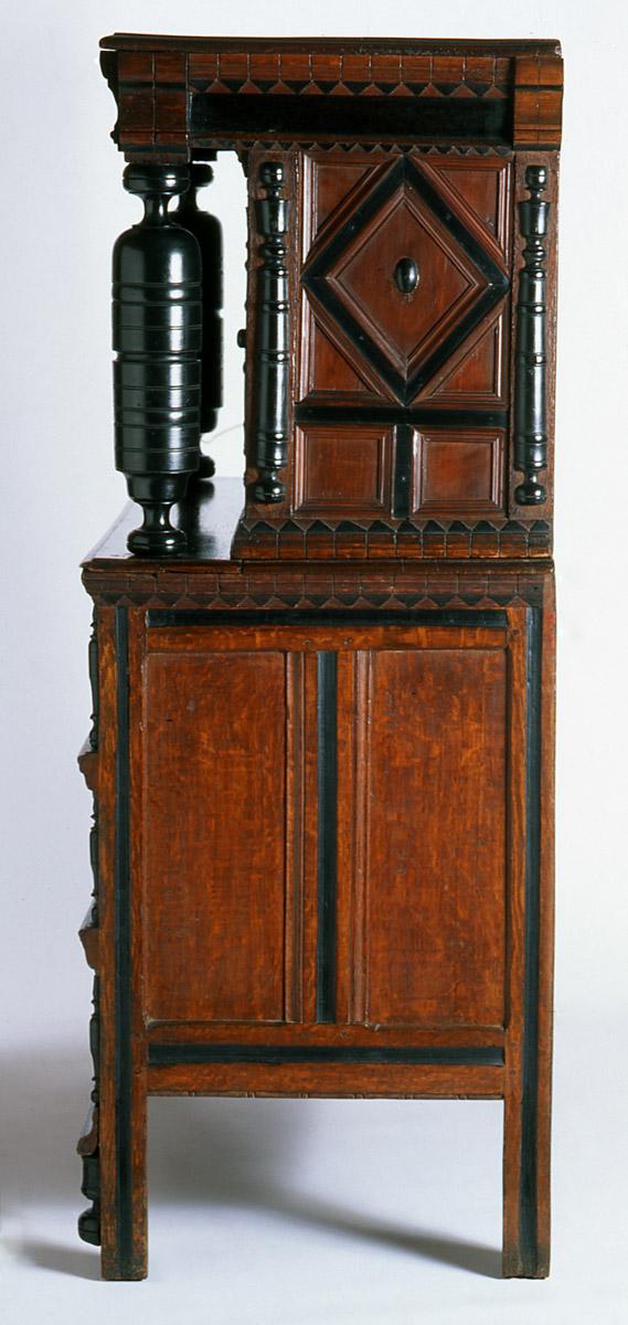 1956.0010.001 Cupboard, Court cupboard (view 2)