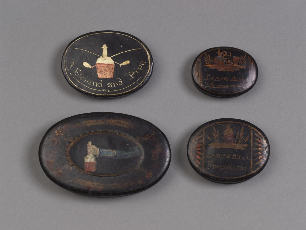 1965.1567, .1569, .1801, .1803 Boxes, Tobacco boxes