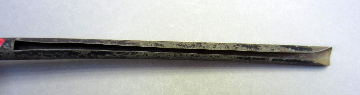 1965.1570 A Knitting needle case, Side