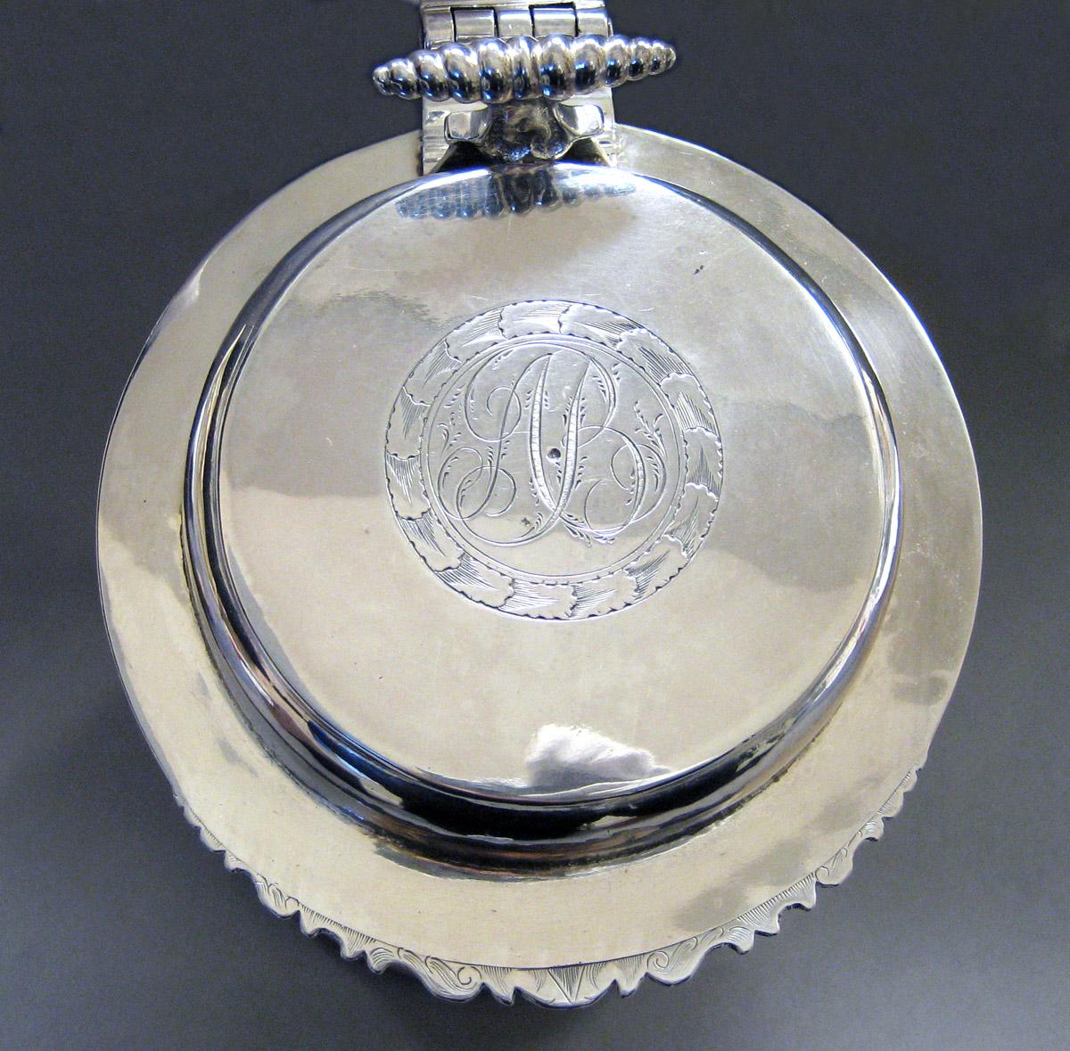 1965.1604 Silver Tankard engraving