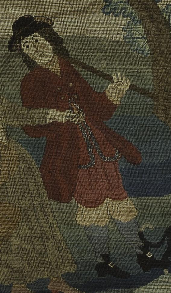 1965.1609 A Needlework Picture, Detail 12