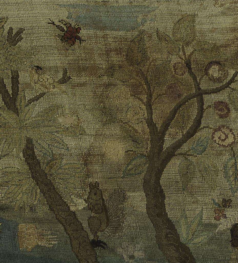 1965.1609 A Needlework Picture, Detail 16