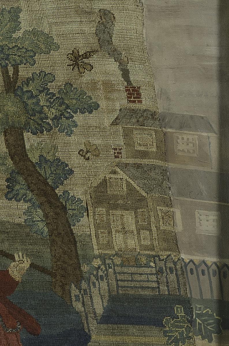 1965.1609 A Needlework Picture, Detail 17