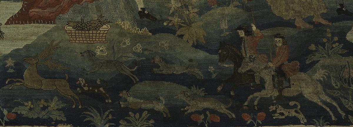 1965.1609 A Needlework Picture, Detail 19