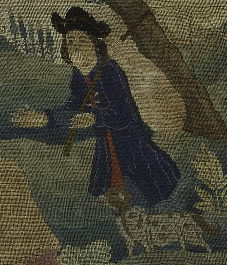 1965.1609 A Needlework Picture, Detail 6