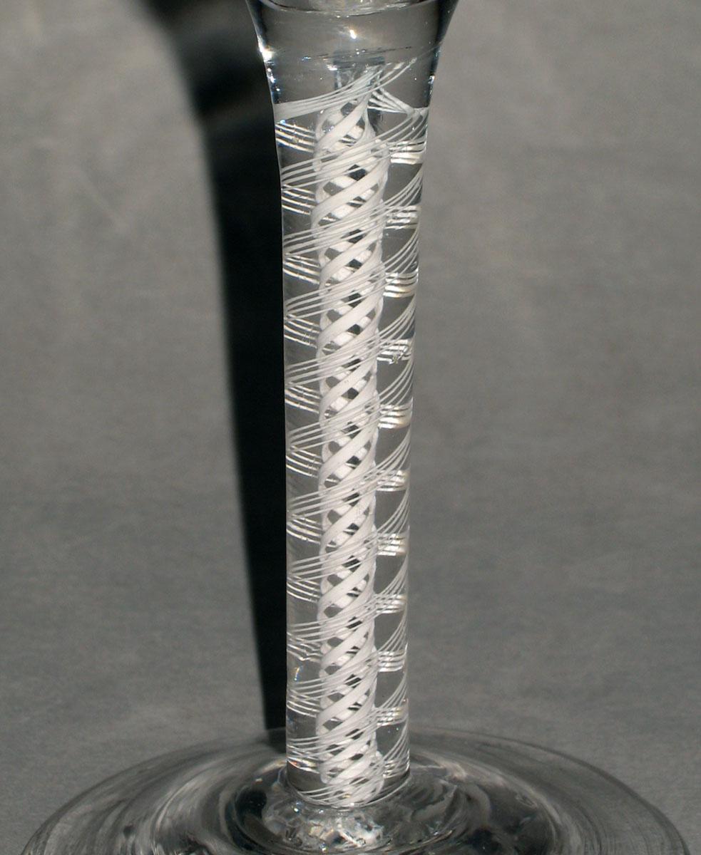 1965.1634 Glass wineglass (stem detail)