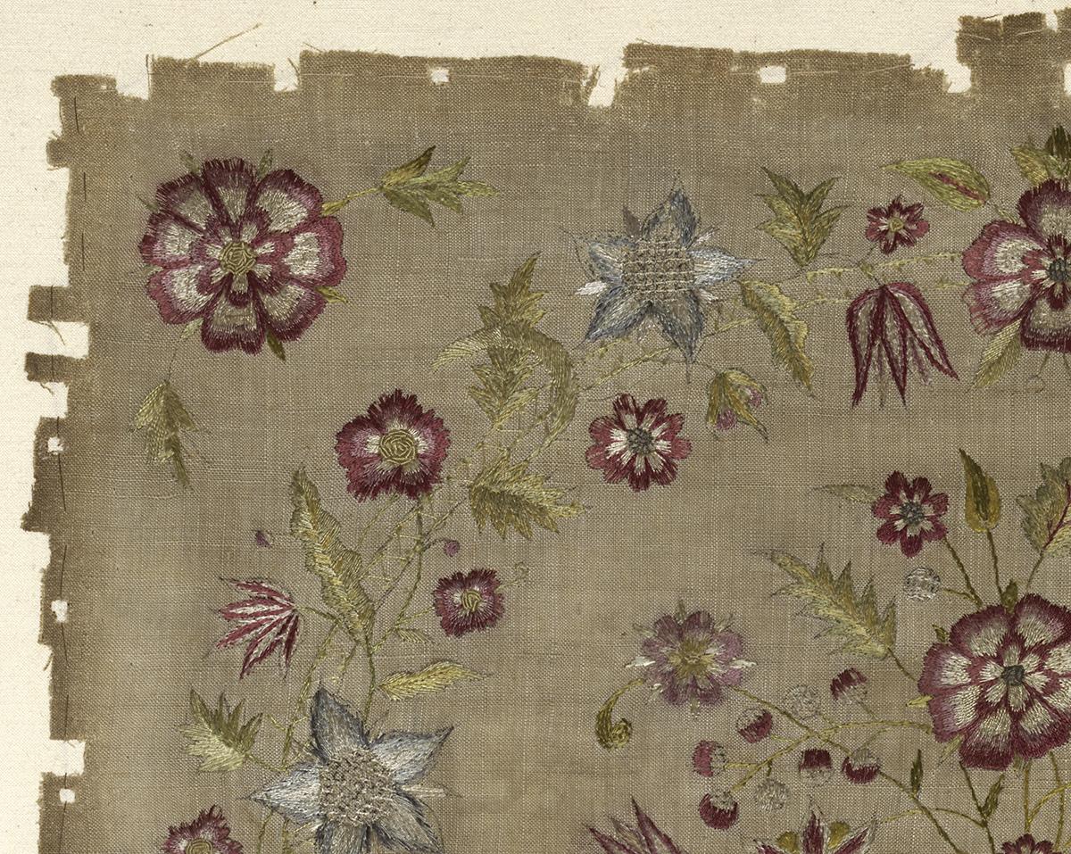 1965.1650 Needlework Picture, Detail