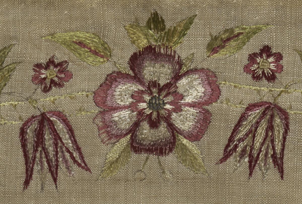 1965.1650 Needlework Picture, Detail 10