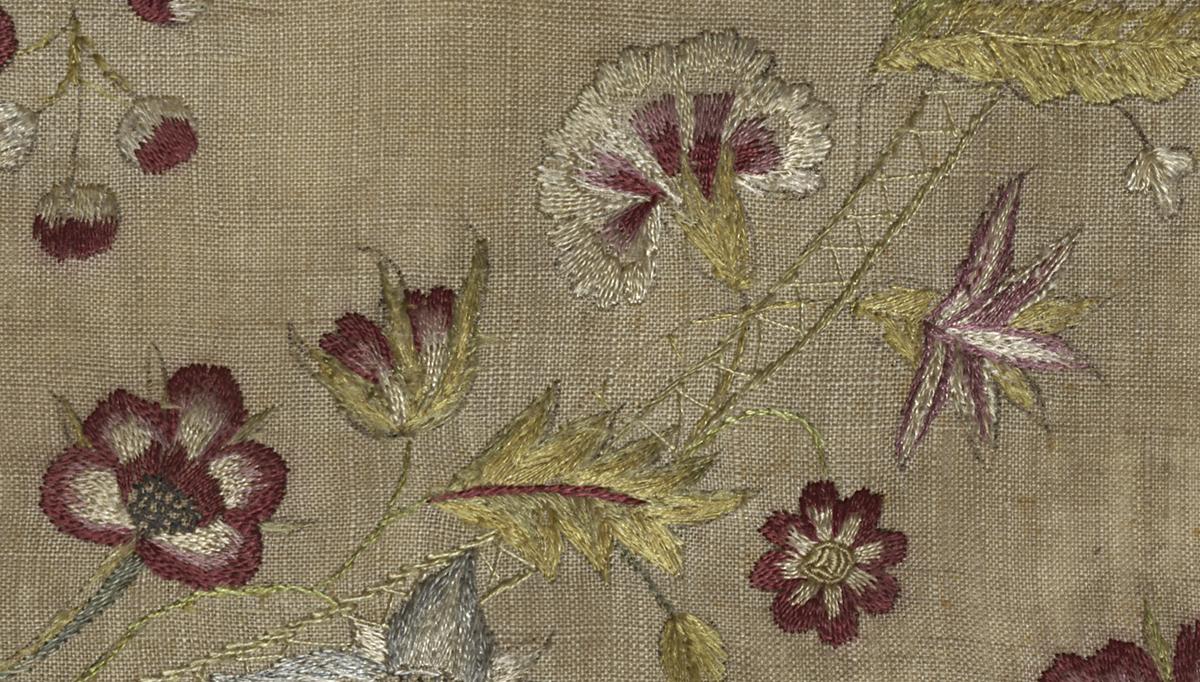 1965.1650 Needlework Picture, Detail 15