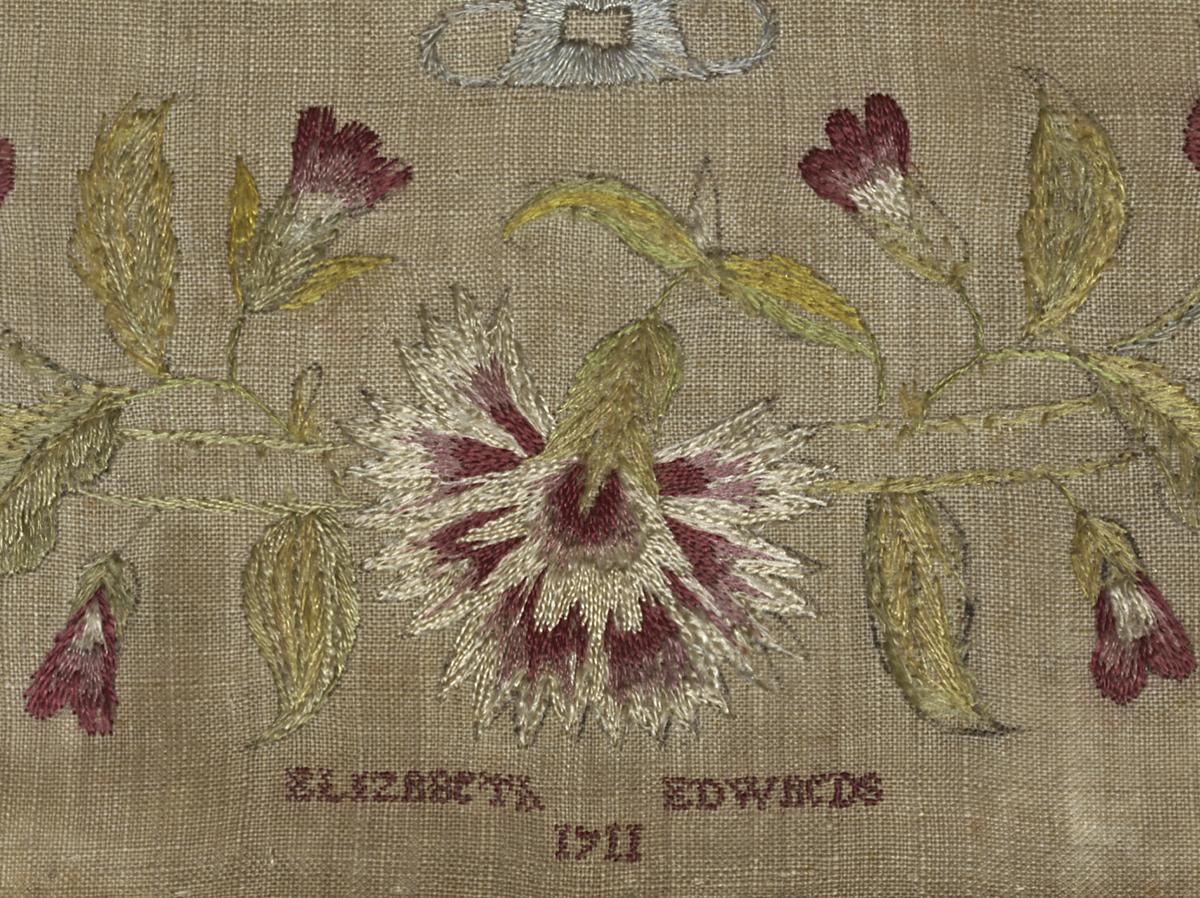 1965.1650 Needlework Picture, Detail 16
